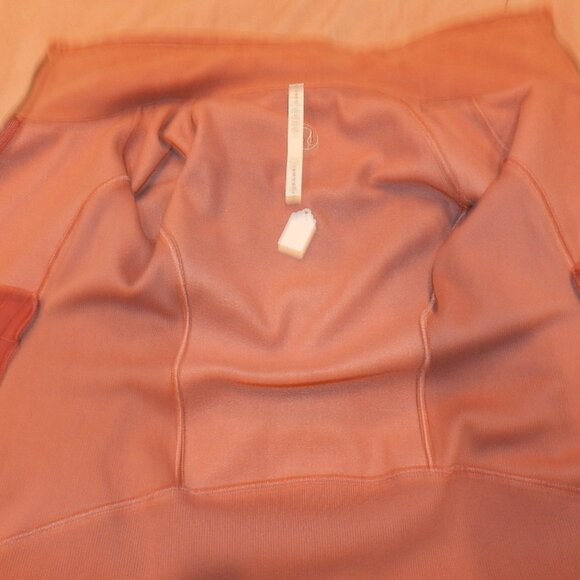 Lululemon Radiant Jacket II Zip Front Cotton Jacket Spanish Rose Size 6 - Picture 15 of 16